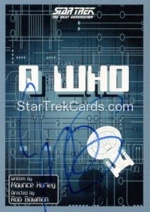 Star Trek The Next Generation Portfolio Prints Series Two Signed Parallel Base JOA42 Front