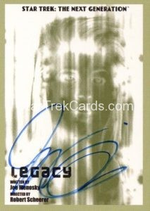 Star Trek The Next Generation Portfolio Prints Series Two Signed Parallel Base JOA80 Front