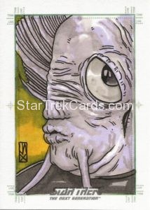 Star Trek The Next Generation Portfolio Prints Series Two Sketch John Jackman Front