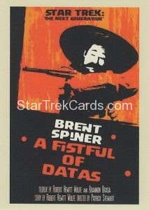 Star Trek The Next Generation Portfolio Prints Series Two Trading Card 134