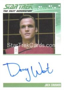 Star Trek The Next Generation Portfolio Prints Series Two Trading Card Autograph Doug Wert