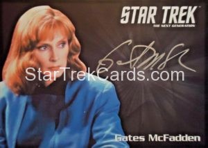 Star Trek The Next Generation Portfolio Prints Series Two Trading Card Autograph Gates McFadden