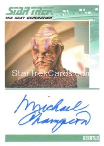 Star Trek The Next Generation Portfolio Prints Series Two Trading Card Autograph Michael Champion