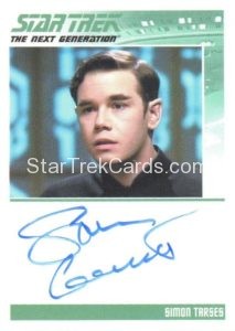 Star Trek The Next Generation Portfolio Prints Series Two Trading Card Autograph Spencer Garrett