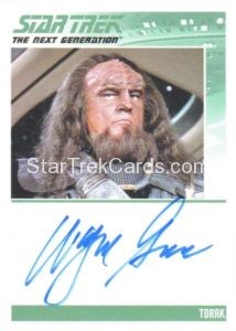 Star Trek The Next Generation Portfolio Prints Series Two Trading Card Autograph Wayne Grace