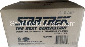 Star Trek The Next Generation Portfolio Prints Series Two Trading Card Case Front