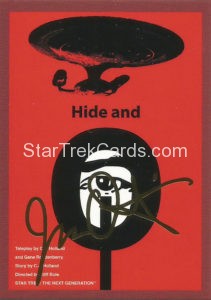 Star Trek The Next Generation Portfolio Prints Series Two Trading Card Gold 10