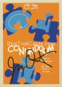 Star Trek The Next Generation Portfolio Prints Series Two Trading Card Gold 114