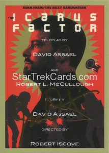 Star Trek The Next Generation Portfolio Prints Series Two Trading Card Gold 40