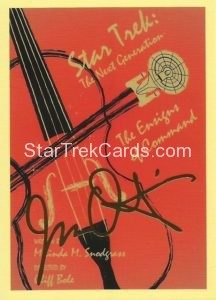 Star Trek The Next Generation Portfolio Prints Series Two Trading Card Gold 50