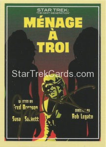 Star Trek The Next Generation Portfolio Prints Series Two Trading Card Gold 72