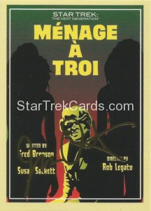Star Trek The Next Generation Portfolio Prints Series Two Trading Card Gold 72