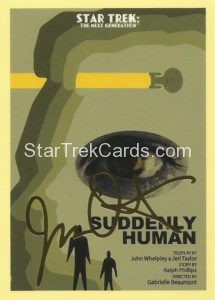 Star Trek The Next Generation Portfolio Prints Series Two Trading Card Gold 78