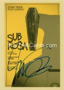 Star Trek The Next Generation Portfolio Prints Series Two Trading Card JOA166