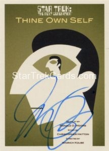 Star Trek The Next Generation Portfolio Prints Series Two Trading Card JOA168