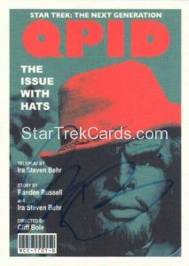 Star Trek The Next Generation Portfolio Prints Series Two Trading Card JOA94