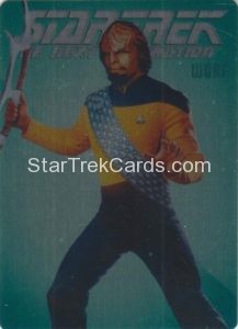 Star Trek The Next Generation Portfolio Prints Series Two Trading Card Rendered Art Metal Cards R4 Front