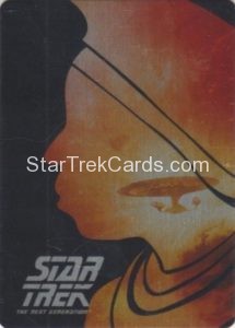 Star Trek The Next Generation Portfolio Prints Series Two Trading Card Silhouette Gallery Metal Cards SG10 Front