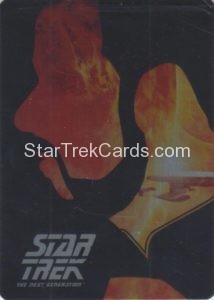 Star Trek The Next Generation Portfolio Prints Series Two Trading Card Silhouette Gallery Metal Cards SG4 Front