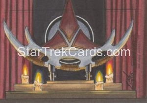 Star Trek The Next Generation Portfolio Prints Series Two Trading Card Sketch Eric McConnell Front