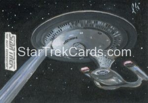 Star Trek The Next Generation Portfolio Prints Series Two Trading Card Sketch Lee Lightfoot Alternate