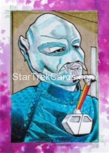 Star Trek The Next Generation Portfolio Prints Series Two Trading Card Sketch Roy Cover Alternate