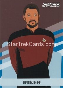 Star Trek The Next Generation Portfolio Prints Series Two Trading Card U6