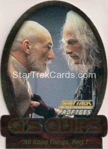Star Trek The Next Generation Profiles Trading Card Q8