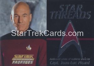 Star Trek The Next Generation Profiles Trading Card Star Threads Red