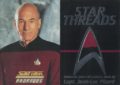 Star Trek The Next Generation Profiles Trading Card Star Threads Red Black