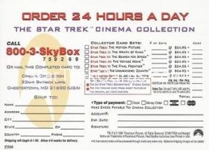 Star Trek The Next Generation Season Five Cinema Collection Offer E596 Back