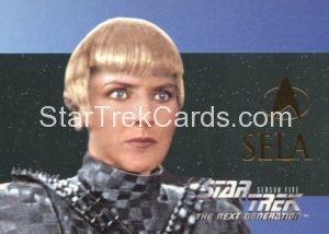 Star Trek The Next Generation Season Five Trading Card S30
