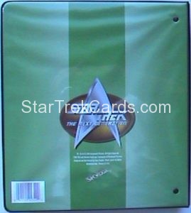 Star Trek The Next Generation Season Seven Trading Card Binder Back