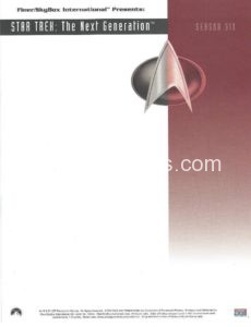 Star Trek The Next Generation Season Six Trading Card Stationery