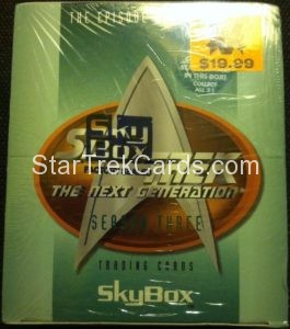 Star Trek The Next Generation Season Three Trading Card Retail Box