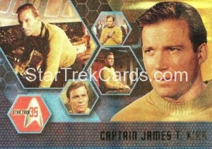 Star Trek The Original Series 35th Anniversary HoloFEX Trading Card P1 Printers Proof