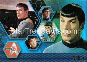 Star Trek The Original Series 35th Anniversary HoloFEX Trading Card P2 Printers Proof