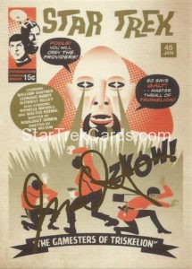 Star Trek The Original Series Portfolio Prints Trading Card 47 Gold