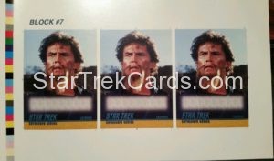 Star Trek The Original Series Season One Trading Card A9 Uncut Sheet Unsigned