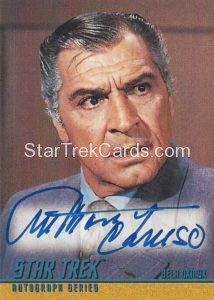 Star Trek The Original Series Season Two Trading Card Autograph A52