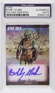 Star Trek Trading Card Bobby Clark Autograph 2016 Pop Con