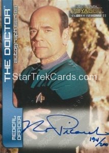 Star Trek Voyager Closer To Home Trading Card A4 Variant