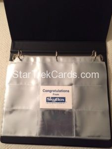 Star Trek Voyager Season One Series One Trading Card Binder Alternate