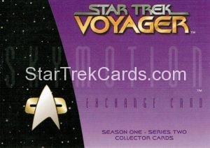 Star Trek Voyager Season One Series Two Trading Card SkyMotion Exchange Card