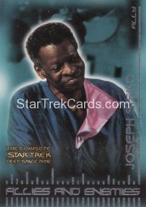The Complete Star Trek Deep Space Nine Trading Card B13