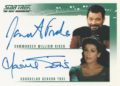 The Quotable Star Trek The Next Generation Trading Card Autograph Jonathan Frakes Marina Sirtis
