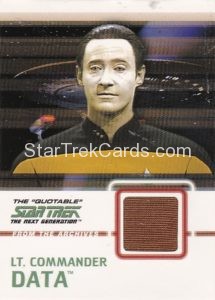 The Quotable Star Trek The Next Generation Trading Card C2 Gold