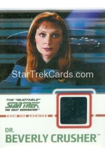 The Quotable Star Trek The Next Generation Trading Card C6 Black
