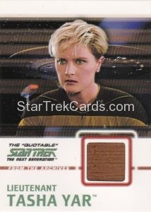 The Quotable Star Trek The Next Generation Trading Card C8 Gold