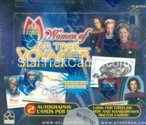The Women of Star Trek Voyager HoloFEX Trading Card Box